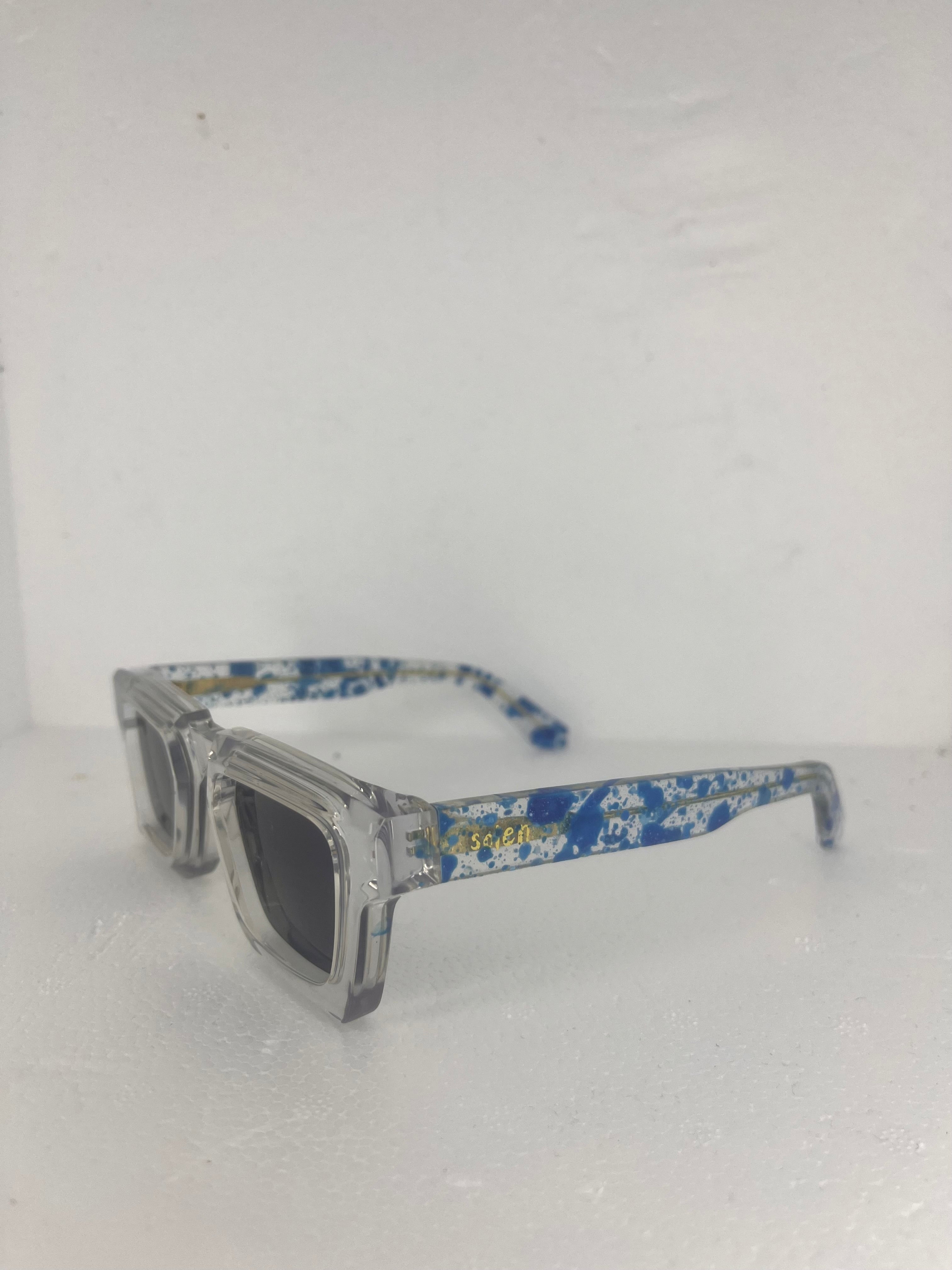Oro - Blue splatter