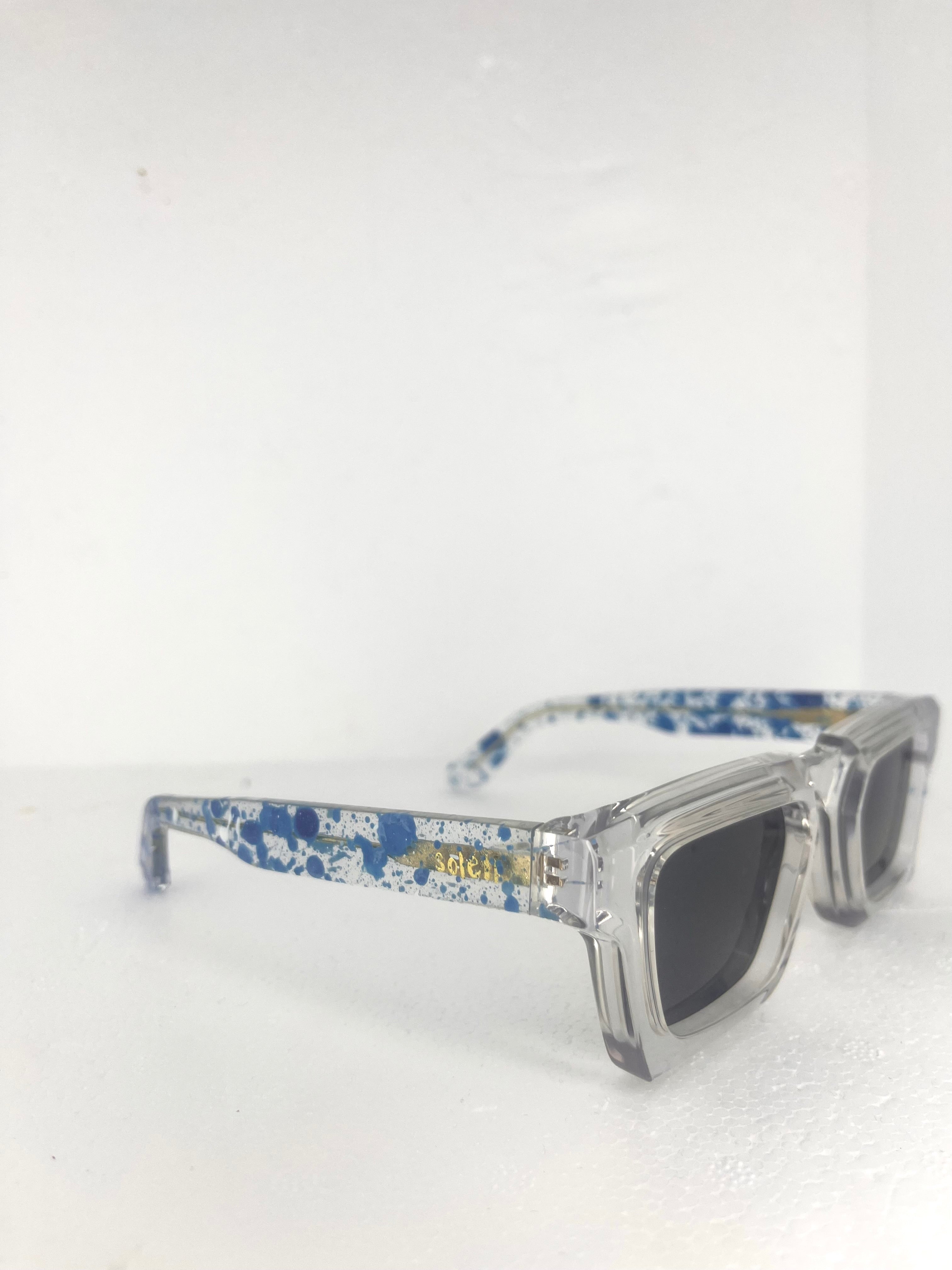 Oro - Blue splatter
